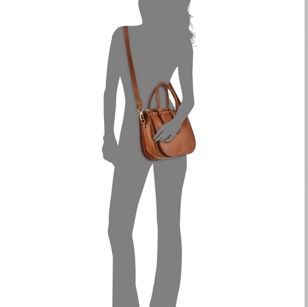 FOSSIL  Ryder Leather Medium Satchel - Picture 5 of 10